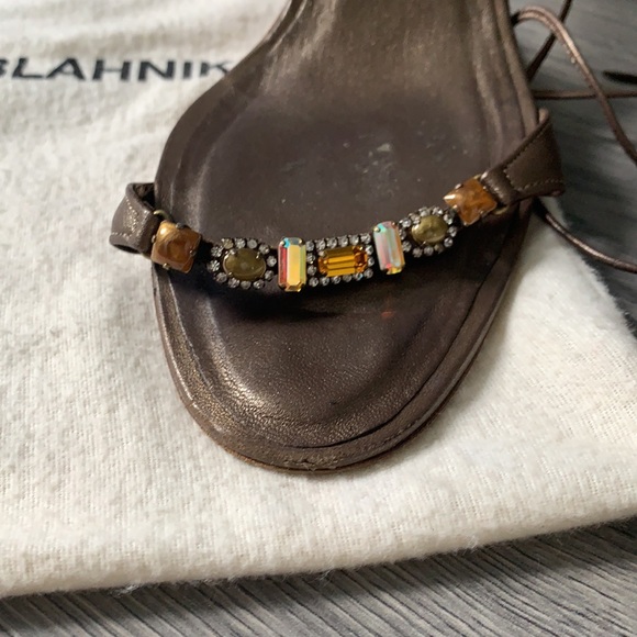 Manolo Blahnik Wrap Heels